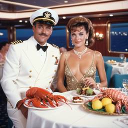 Dinner with the Captain, jellyfish and mermaids, FFF Cruises: Voyage 01 · FFF\CRS\004\001