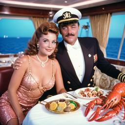 Dinner with the Captain, jellyfish and mermaids, FFF Cruises: Voyage 01 · FFF\CRS\004\004
