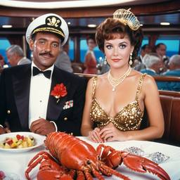 Dinner with the Captain, jellyfish and mermaids, FFF Cruises: Voyage 01 · FFF\CRS\004\007