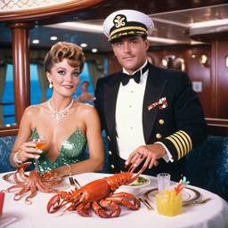 Dinner with the Captain, jellyfish and mermaids, FFF Cruises: Voyage 01 · FFF\CRS\004\009