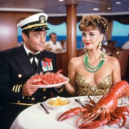 Dinner with the Captain, jellyfish and mermaids, FFF Cruises: Voyage 01 · FFF\CRS\004\011