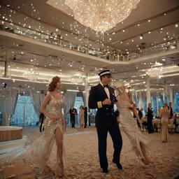 The Captain watches the dancing, FFF Cruises: Voyage 01 · FFF\CRS\006\001