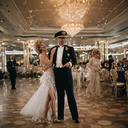The Captain watches the dancing, FFF Cruises: Voyage 01 · FFF\CRS\006\010
