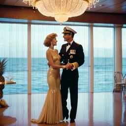 The Captain watches the dancing, FFF Cruises: Voyage 01 · FFF\CRS\006\014