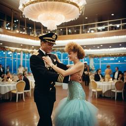 The Captain watches the dancing, FFF Cruises: Voyage 01 · FFF\CRS\006\015