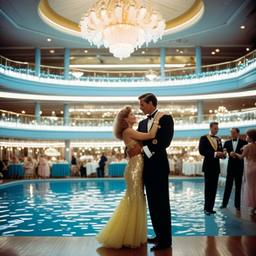 The Captain watches the dancing, FFF Cruises: Voyage 01 · FFF\CRS\006\017