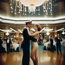 The Captain watches the dancing, FFF Cruises: Voyage 01 · FFF\CRS\006\018