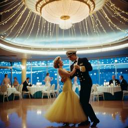 The Captain watches the dancing, FFF Cruises: Voyage 01 · FFF\CRS\006\019