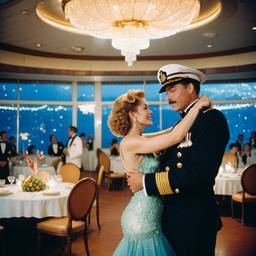 The Captain watches the dancing, FFF Cruises: Voyage 01 · FFF\CRS\006\022