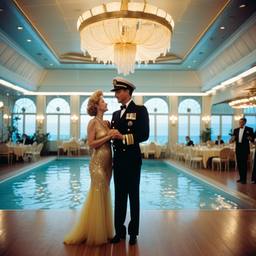 The Captain watches the dancing, FFF Cruises: Voyage 01 · FFF\CRS\006\023