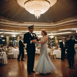 The Captain watches the dancing, FFF Cruises: Voyage 01 · FFF\CRS\006\026