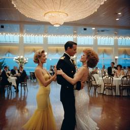 The Captain watches the dancing, FFF Cruises: Voyage 01 · FFF\CRS\006\027