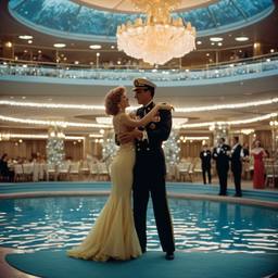 The Captain watches the dancing, FFF Cruises: Voyage 01 · FFF\CRS\006\030