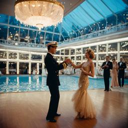 The Captain watches the dancing, FFF Cruises: Voyage 01 · FFF\CRS\006\031