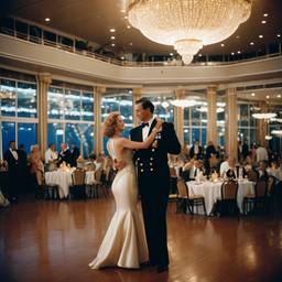 The Captain watches the dancing, FFF Cruises: Voyage 01 · FFF\CRS\006\032
