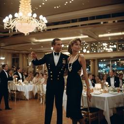 The Captain watches the dancing, FFF Cruises: Voyage 01 · FFF\CRS\006\033