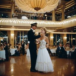 The Captain watches the dancing, FFF Cruises: Voyage 01 · FFF\CRS\006\035