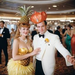 Ballroom dancing, lobster and octopus headdresses (surreal), FFF Cruises: Voyage 01 · FFF\CRS\008\002