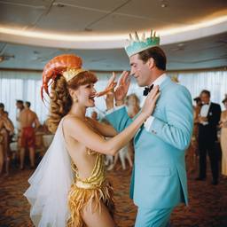 Ballroom dancing, lobster and octopus headdresses (surreal), FFF Cruises: Voyage 01 · FFF\CRS\008\008