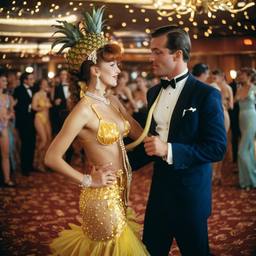 Ballroom dancing, seahorse and mermaid costumes (surreal), FFF Cruises: Voyage 01 · FFF\CRS\009\002