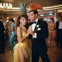 Ballroom dancing, seahorse and mermaid costumes (surreal), FFF Cruises: Voyage 01 · FFF\CRS\009\004