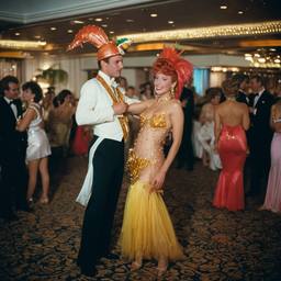 Ballroom dancing, seahorse and mermaid costumes (surreal), FFF Cruises: Voyage 01 · FFF\CRS\009\007