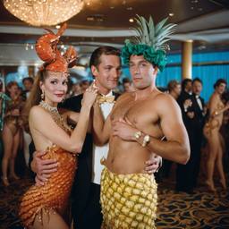 Ballroom dancing, seahorse and mermaid costumes (surreal), FFF Cruises: Voyage 01 · FFF\CRS\009\010