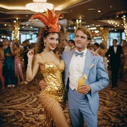 Ballroom dancing, seahorse and mermaid costumes (surreal), FFF Cruises: Voyage 01 · FFF\CRS\009\012