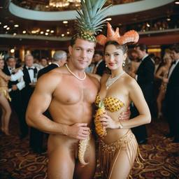 Ballroom dancing, seahorse and mermaid costumes (surreal), FFF Cruises: Voyage 01 · FFF\CRS\009\013