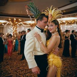 Ballroom dancing, seahorse and mermaid costumes (surreal), FFF Cruises: Voyage 01 · FFF\CRS\009\014