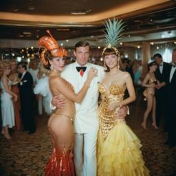 Ballroom dancing, seahorse and mermaid costumes (surreal), FFF Cruises: Voyage 01 · FFF\CRS\009\015