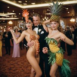 Ballroom dancing, seahorse and mermaid costumes (surreal), FFF Cruises: Voyage 01 · FFF\CRS\009\018