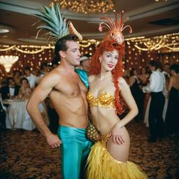 Ballroom dancing, seahorse and mermaid costumes (surreal), FFF Cruises: Voyage 01 · FFF\CRS\009\021
