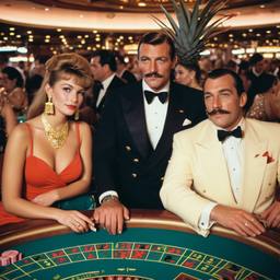 The Captain and his Hollywood wife at the casino, FFF Cruises: Voyage 01 · FFF\CRS\019\008