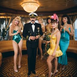 The Captain in bed with a jazz band, FFF Cruises: Voyage 01 · FFF\CRS\022\001
