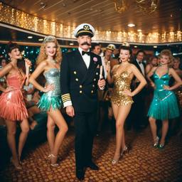The Captain in bed with a jazz band, FFF Cruises: Voyage 01 · FFF\CRS\022\003