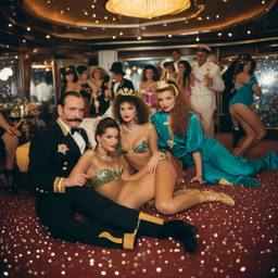 The Captain in bed with a jazz band, FFF Cruises: Voyage 01 · FFF\CRS\022\004