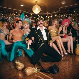 The Captain in bed with a jazz band, FFF Cruises: Voyage 01 · FFF\CRS\022\010