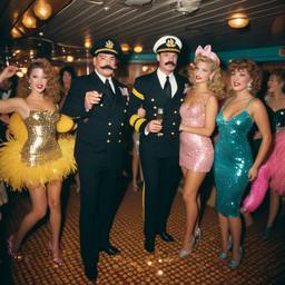 The Captain in bed with a jazz band, FFF Cruises: Voyage 01 · FFF\CRS\022\012