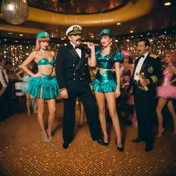 The Captain in bed with a jazz band, FFF Cruises: Voyage 01 · FFF\CRS\022\015