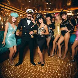 The Captain in bed with a jazz band, FFF Cruises: Voyage 01 · FFF\CRS\022\019