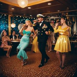 The Captain in bed with a jazz band, FFF Cruises: Voyage 01 · FFF\CRS\022\023
