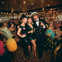 The Captain in bed with a jazz band