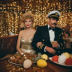 The Captain in bed with grandmas eating ice cream, FFF Cruises: Voyage 01 · FFF\CRS\023\001