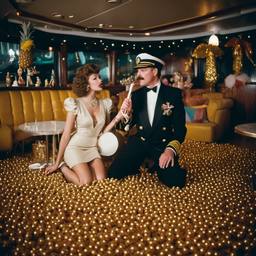 The Captain in bed with grandmas eating ice cream, FFF Cruises: Voyage 01 · FFF\CRS\023\003