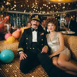 The Captain in bed with grandmas eating ice cream, FFF Cruises: Voyage 01 · FFF\CRS\023\004
