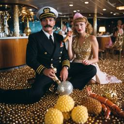 The Captain in bed with grandmas eating ice cream, FFF Cruises: Voyage 01 · FFF\CRS\023\006