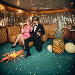 The Captain in bed with grandmas eating ice cream, FFF Cruises: Voyage 01 · FFF\CRS\023\019