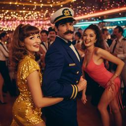 The Captain dancing with his officers (1970s), FFF Cruises: Voyage 01 · FFF\CRS\024\003