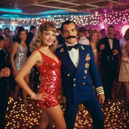The Captain dancing with his officers (1970s), FFF Cruises: Voyage 01 · FFF\CRS\024\004